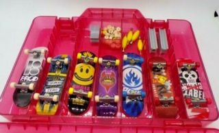 Tech Deck Carry Cases 7 Skateboards And Tools Spare Wheels World Industries