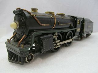 Lionel Trains Prewar Standard Scale 384e Steam Locomotive Engine & 384t Tender