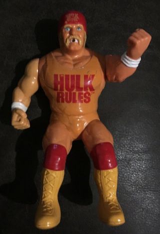 Vintage Wwf Hulk Hogan Water Pumper Squirt Toy Titan Sports 1990 Hulk Rules