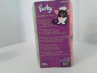 Tiger Electronics Furby White With Black Spots 2