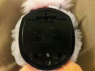 1998 Furby Leopard 70 - 800 Grey with Black Spots Pink Belly Gray Eyes - 3