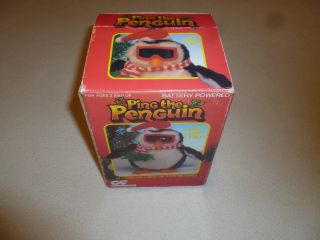Vintage Battery Operated Ping The Penguin Caf Phillipines Christmas Flaps Chirps