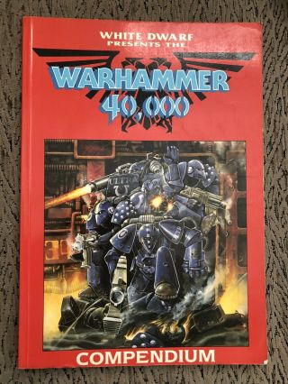 Warhammer 40k Rogue Trader Compendium 1989 Book S25 Squats Robots Harlequins