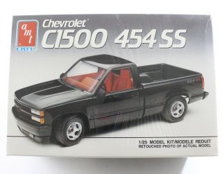 Chevrolet Chevy C1500 454 Ss Truck Amt Ertl 1:25 6032 Model Kit Box