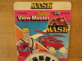 Kenner MASK M.  A.  S.  K 1980 ' s View Master Reels - 1 Pack of 3 3