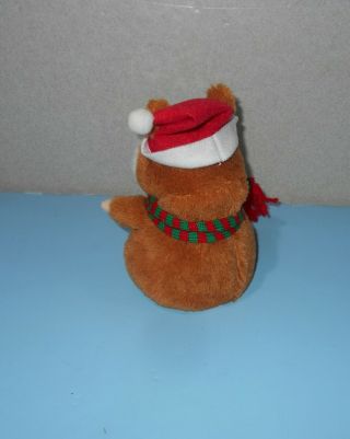 Talking / Record Hamster Electronic Pet Chatimals Mouse Buddy w/ Christmas Hat 2