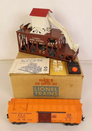 Lionel 352 Postwar Ice Depot Set - Ex,  In Orig.  Box