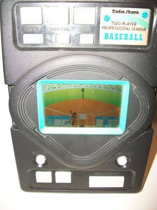 1980s Handheld Baseball Game,  Tandy,  2 Player Professio