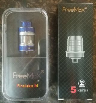 Freemax Fireluke Mesh Tank Blue Carbon Fiber,  5 X4 Coils