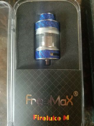 Freemax Fireluke Mesh Tank Blue Carbon Fiber,  5 X4 Coils 2
