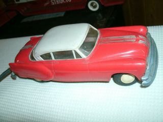 Vintage 1954 Pontiac 2 Door Hard Battery Operated Toy 2