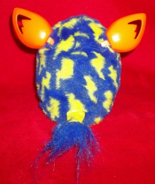 Hasbro Furby Boom Blue Yellow Lightening Bolts Electronic Interactive Toy 3