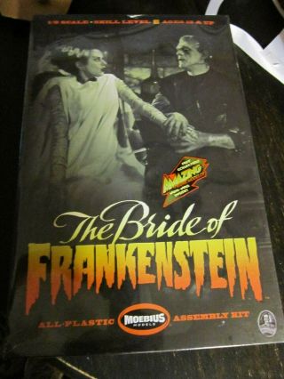 Moebius The Bride Of Frankenstein Level 3 Model Kit Still