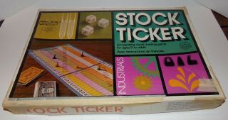 Vintage Stock Ticker Board Game By Copp Clark