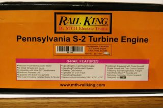 Rail King 30 - 1149 - 1 Pennsylvania S - 2 Turbine Pennsylvania Cab 6200 W