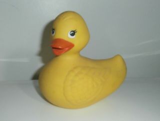 Vintage 1985 Playskool Ernie’s Yellow Rubber Duckie Duck Bath Toy No Box