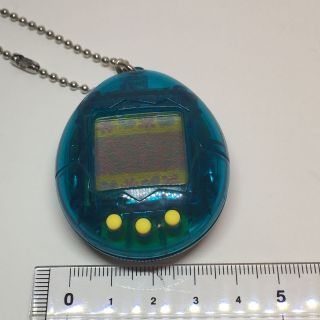 TAMAGOTCHI Bandai Virtual Pet Blue 1996 first generation with battery JAPAN ver 3