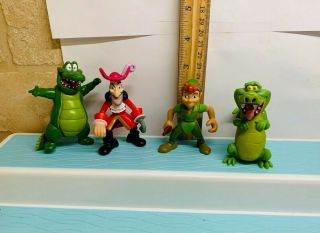 Disney Jake And The Neverland Pirates Captain Hook Smee Crocodile Figures Peter