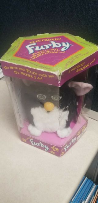 1998 Furby Black and White with Box/Not 70 - 800 2