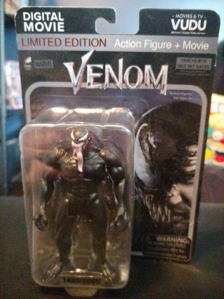 Limited Edition Venom Action Figure 1485/5000 Vudu Wmt Exclusive,  Digital Movie