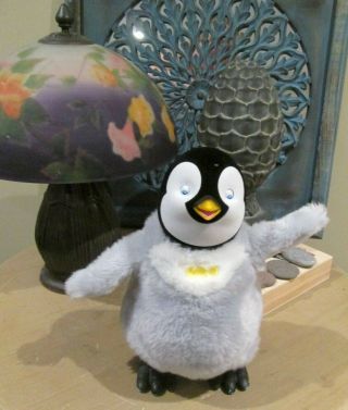 Happy Feet Tap Dancing Mumble Penguin Plush Interactive Thinkway Toys