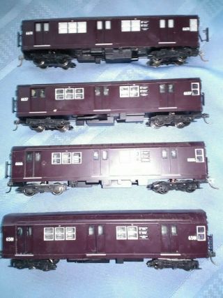 Ho Scale 4 Car Mta Subway Set,  Illuminated Cars,  Announcements,  & Other Sounds