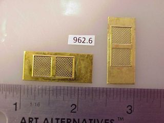 Brass O Overland Diesel Etched Vent Screen Assembly (e Units,  Etc. ) 1 Set 962 - 6