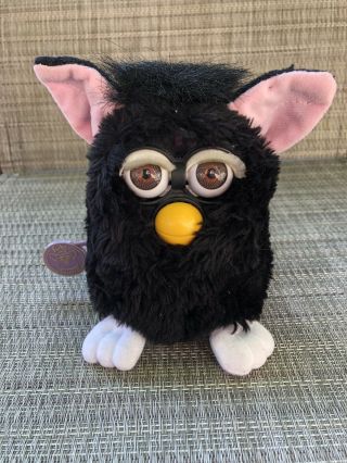 Furby Witches Cat “fresh Look” White Eyelids Tiger Electronics