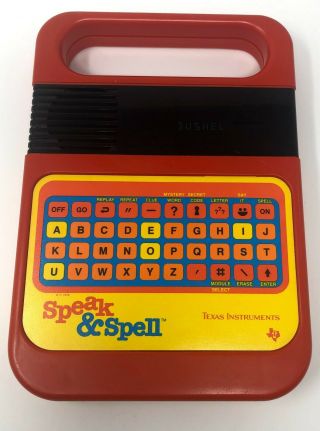 Vintage 1978 Texas Instruments Speak And Spell Great Toy