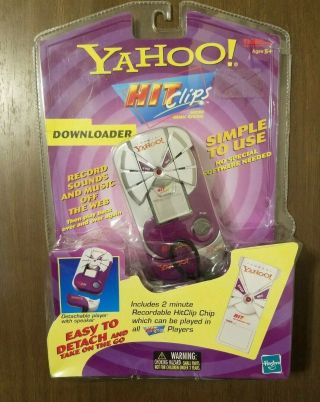 Yahoo Hit Clips Micro Music System 2000 By Tiger Electronics Hasbro,  Read