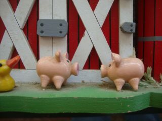 Vintage Farm Barn Music Box Pigs,  Chicken,  Ducks,  Weather Vane 2