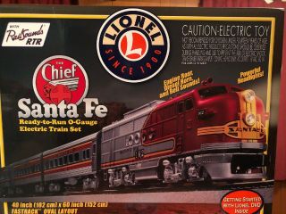 Lionel 6 - 30178 Santa Fe Chief Diesel Passenger Train Set But In C 2