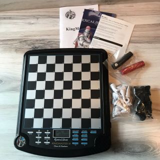 Excalibur King Master III 3 Electronic 2 in 1 Chess Checkers Computer 911E - 3 2