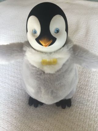 Happy Feet Tap Dancing Mumble Penguin Plush Thinkway Interactive Toy