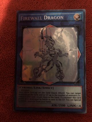 Yugioh Custom Orica Proxy Card – Ghost Rare Firewall Dragon Alternative Art