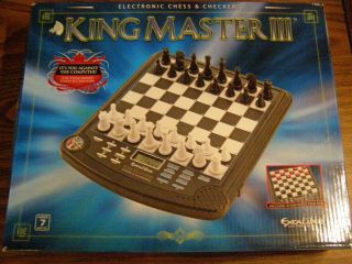 Excalibur King Master Iii 3 Electronic Chess And Checkers - Complete