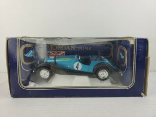 Polistil Morgan Plus 8 4 Racer Tg11 Diecast Collectible Blue Race Car 1/18