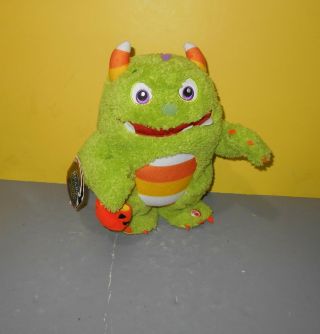 Hallmark Halloween Roary Monster Singing Dancing 10 " Plush Sings “i Want Candy”
