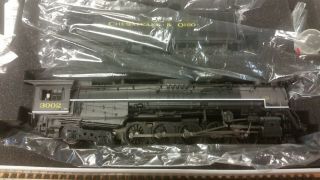 Broadway Limited Ho Scale T1 2 - 10 - 4 C&o Locomotive 3002 Powered Steam Engine