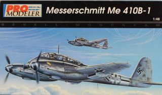 Pro Modeler Revell Monogram 1:48 Messerschmitt Me410 Me - 410 B - 1 Kit 5936u1