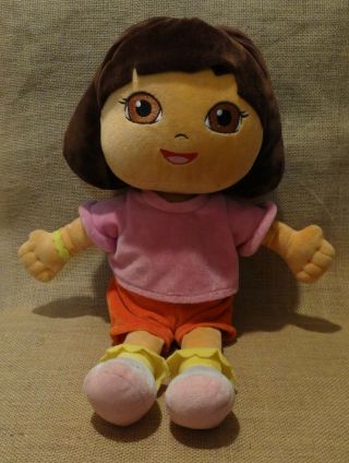 Dora The Explorer Plush Stuffed Doll 18” Nickelodeon 2012 Removable Shirt