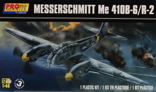 Pro Modeler Revell 1:48 Messerschmitt Me - 410 B - 6/r - 2 Plastic Kit 85 - 5990u1