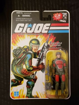 2008 G.  I.  Joe " Sgt.  Flash " Laser Rifle Trooper " 1 Day Only "