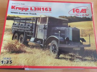 Icm Brand 1/35 Scale Krupp L3h163 German Wwii Truck