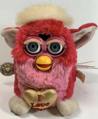 Furby Special Limited Edition Pink " I Love You " 70 - 888 1999 Tiger / Hasbro