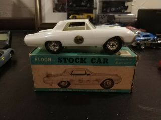 Vintage 1963 Eldon Ford Thunderbird 1/32 Scale Slot Car Off White Ivory T - Bird
