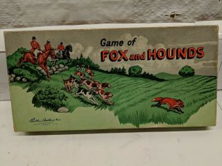 Parker Brothers 1948 - Vintage Game Of Fox And Hounds - Great Fun For The Family