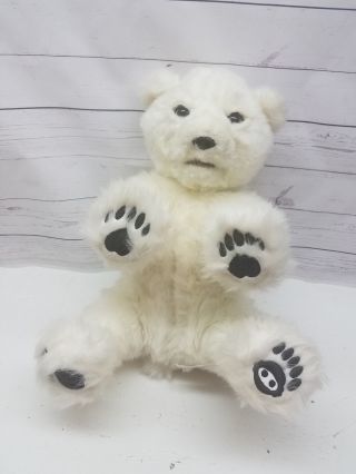Wowwee Alive 2007 Polar Bear 14 " Plush Interactive Realistic Stuffed Animal Toy