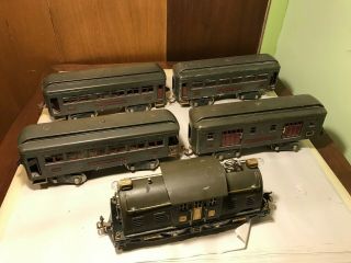 Lionel 10e,  332,  339,  339,  341 Standard Gauge Prewar Passenger Set