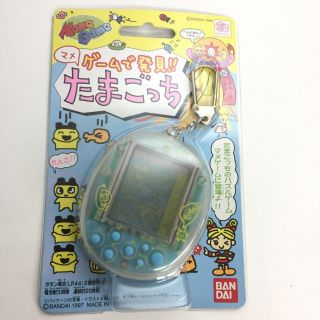 Bandai Tamagotchi Mame Game De Hakken Clear 1997 Japan